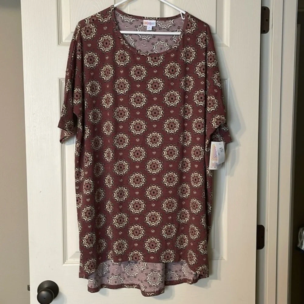 Lularoe hi/lo Dusty Rose pink mauve shirt Women’s size XL—-NWT